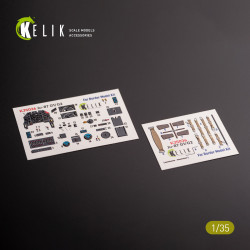 Kelik K35036 1/35 Ju-87 G1/G2 Interior 3d Decals For Border Models Kit