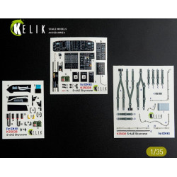 Kelik K35038 1/35 S-64e Skycrane - Interior 3d Decals For Icm Kit