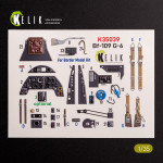 Kelik K35039 1/35 Bf-109 G-6 - Interior 3d Decals For Border Models Kit