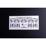 Kelik K35044 1/35 M1240a M-atv Seat Belts - Interior 3d Decals For Rfm Kit