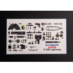Kelik K48108 1/48 Lightning Interior 3d Decals For Academy Kit