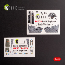 Kelik K48126 1/48 A-4m Early Production- Interior 3d Decals For Magic Factory