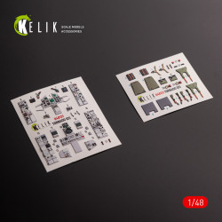 Kelik K48131 1/48 Tornado Ids Interior 3d Decals For Italeri