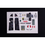 Kelik K48135 1/48 F-101a/C Voodoo - Interior 3d Decals For Zimi Model/Kittyhawk Kit