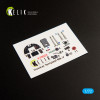 Kelik K72023 1/72 Hawker Tempest Mk.V interior 3D decals for Airfix kit