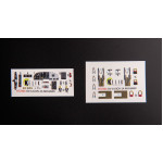 Kelik K72166 1/72 Ov-1a/Jov-1a Mohawk Interior 3d Decals For Clearprop Kit