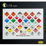 Kelik Ka35009 1/35 Adr Plates Set Type 1 Decal For Models