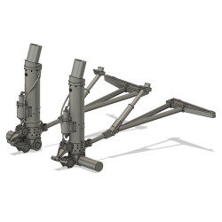Kopecky Scale Models 48039 1/48 B-17 Landing Gear Loaded For Monogram