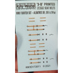 Kits World Kw3d172011 1/72 3d Decal Wwi Fighter Set Albatros Dii, Diii And Dva