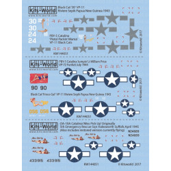 Kits World KW172247 1/72 Decal for Lockheed P-38F Lightning Accessories kit