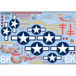 Kits World Kw148112 1/48 Decal For B-25j Mitchell Accessories For Aircraft