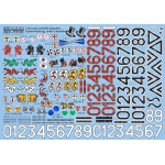 Kits World Kw148186 1/48 Decal For Luftwaffe Squadron Fighter Markings