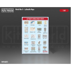 Kits World Kw148251 1/48 Decal World War Ii Luftwaffe Maps