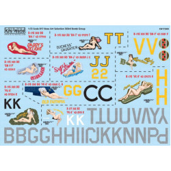 Kits World Kw172008 1/72 Decal For P51 B/C/D Mustang Accessories For Aircraft