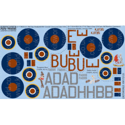 Kits World Kw172125 1/72 Decal For B-17s Mk.ii Mk.iii Borganes Bess Hekla Hettie