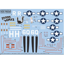 Kits World Kw172147 1/72 Decal For A-20 Douglas Havocs Accessories For Aircraft