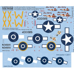 Kits World Kw172158 1/72 Decal For Pby-5a Catalina Accessories For Aircraft