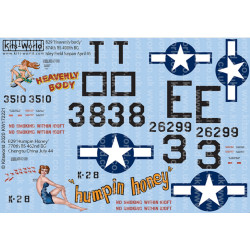 Kits World Kw172221 1/72 Decal For Boeing B-29 Superfortress Accessories Kit