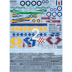 Kits World Kw172235 1/72 Gloster Gladiator General Cocardes Id Letters And Serial Characters