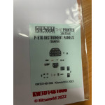 Kits World Kw3d1481006 1/48 3d Decal Instrument Panel P-51d For Tamiya