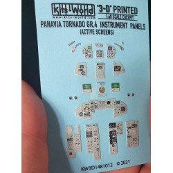 Kits World Kw3d1481012 1/48 Instrument Panels Panavia Tornado Gr4 Screens Active