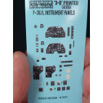 Kits World Kw3d1481027 1/48 3d Instruments Panel Lockheed P-38 F-g Lightning
