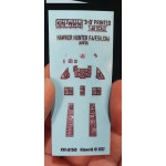 Kits World Kw3d1481060 1/48 Cockpit Instrument Panel Hawker Hunter F.4-f.5-j34