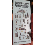 Kits World Kw3d1481071 1/48 Cockpit Instrument Panel Blackburn Buccaneer Airfix