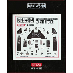 Kits World Kw3d1481090 1/48 3d Decal Mig 21 Eduard 8236 Accessories Kit