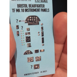 Kits World Kw3d1721023 1/72 3d Instrument Panels Bristol Beaufighter For Airfix