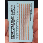 Kits World 3da3204 1/32 3d Decal Raf Ammunition Belts 303 Inch Browning