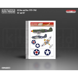 Kits World Kwm480072 1/48 Mask For Usaaf Star And Disc 54inch 55inch 1919 1942