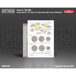 Kits World Kwm48-1048 1/48 Mask For Painting Sukhoi Su-7 Upgrade Accessories Kit