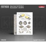Kits World Kwm48-1049 1/48 Mask For Hawker Hunter Airfix Upgrade Accessories Kit