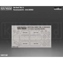 Kits World Kwm72-1009 1/72 Bae Hawk T Mk 1a Canopy/Wheel Mask