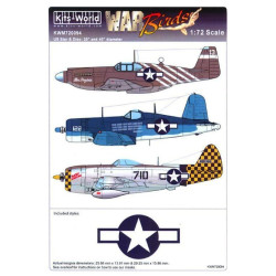 Kits World Kwm720094 1/72 Mask For Us Stars And Bar 1943-1947 35 Inch And 40 Inch