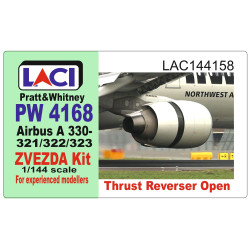 Laci 144158 1/144 Pratt-and-whitney Pw 4168 A330,321,322,323 For Zvezda Thrust Reversre Open