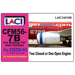 Laci 144166 1/144 Cfm56-7b For Boeing 737 600/700/800 Zvezda Two Closed Or One Open Engine