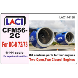 Laci 144198 1/144 Cfm56-2c For Dc-8-72/73 Minicraft Kit