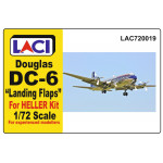 Laci 720019 1/72 Landing Flaps For Douglas Dc-6 For Heller Model Kit