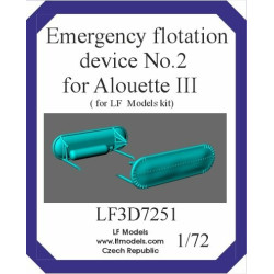 Lf Models 3d7251 1/72 Emergency Flotation Device No.2 For Alouette Iii Lf Models