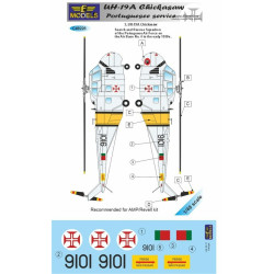 Lf Models C48226 1/48 Decal For Uh-19a Chickasaw Portuguese Service Amp, Revell