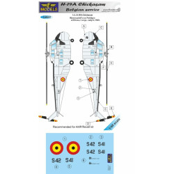 Lf Models C48227 1/48 Decal For H-19a Chickasaw Belgian Service For Amp, Revell