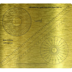 Lmg Ba-32004 1/32 Fan Guide Vanes Rolls-royce F402 Thickness 0/2mm