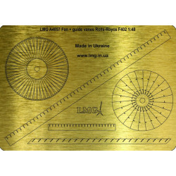 Lmg Ba-48061 1/48 Fan Guide Vanes Rolls-royce F402 Thickness 0/2mm
