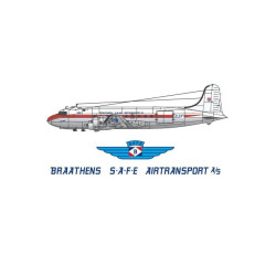 Lima November Decals 144-522 1/144 Braathens Safe Dc-4