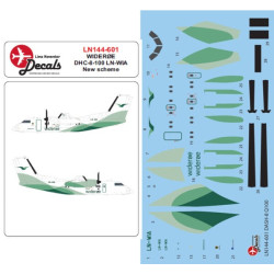 Lima November Decals 144-601 1/144 Widerøe DHC-8-100s new scheme