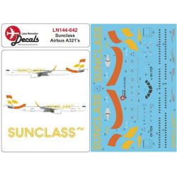 Lima November Decals 144-642 1/144 Sunclass Airbus A321