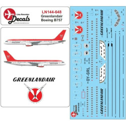 Lima November Decals 144-648 1/144 Greenlandair B757