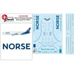 Lima November Decals 144-650 1/144 Norse B787-900